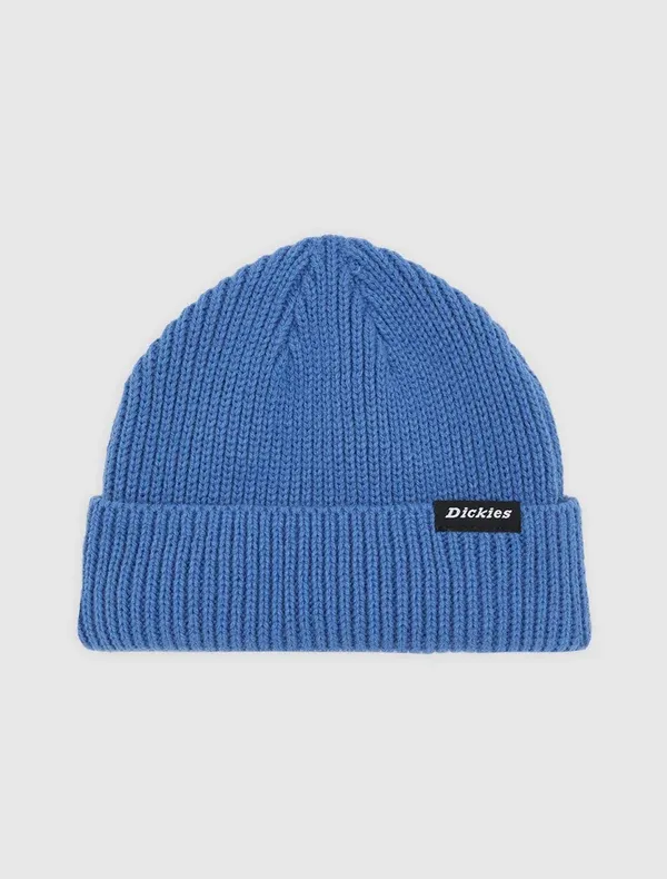 Bonnet Dickies Woodworth waffle beanie – dutch blue