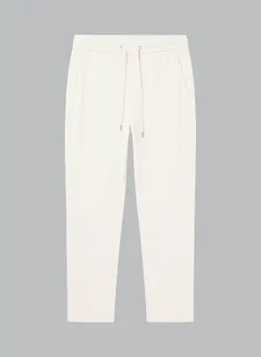 Pantalon Crème en Lyocel, Tencel / Coton Organique — photo 5