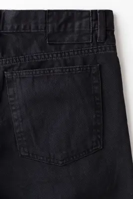 Short décontracté en denim - Noir — photo 4