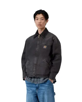 OG Detroit Jacket Black Aged Canvas — photo 2