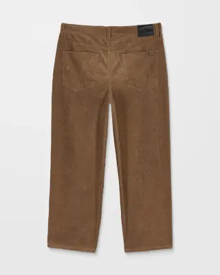 Pantalon Volcom Billow Tapered Cord – Ermine — photo 1