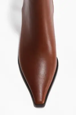 Bottines à talon - Marron — photo 2