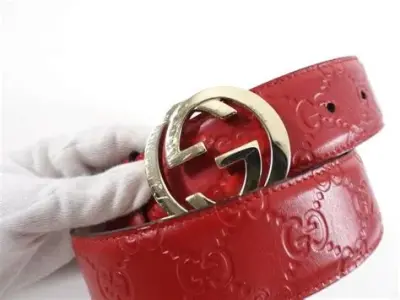 Ceinture guccissima gg entrelaces