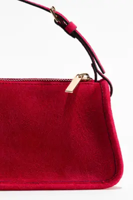 Sac à main en cuir - Rouge — photo 2