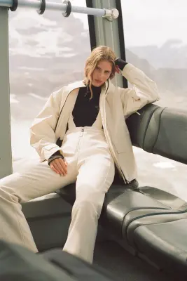 Pantalon de ski déperlant - Crème — photo 2