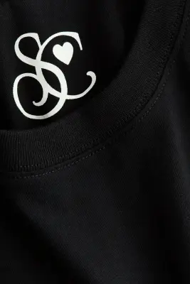 T-shirt oversize imprimé - Noir/Sabrina Carpenter — photo 5