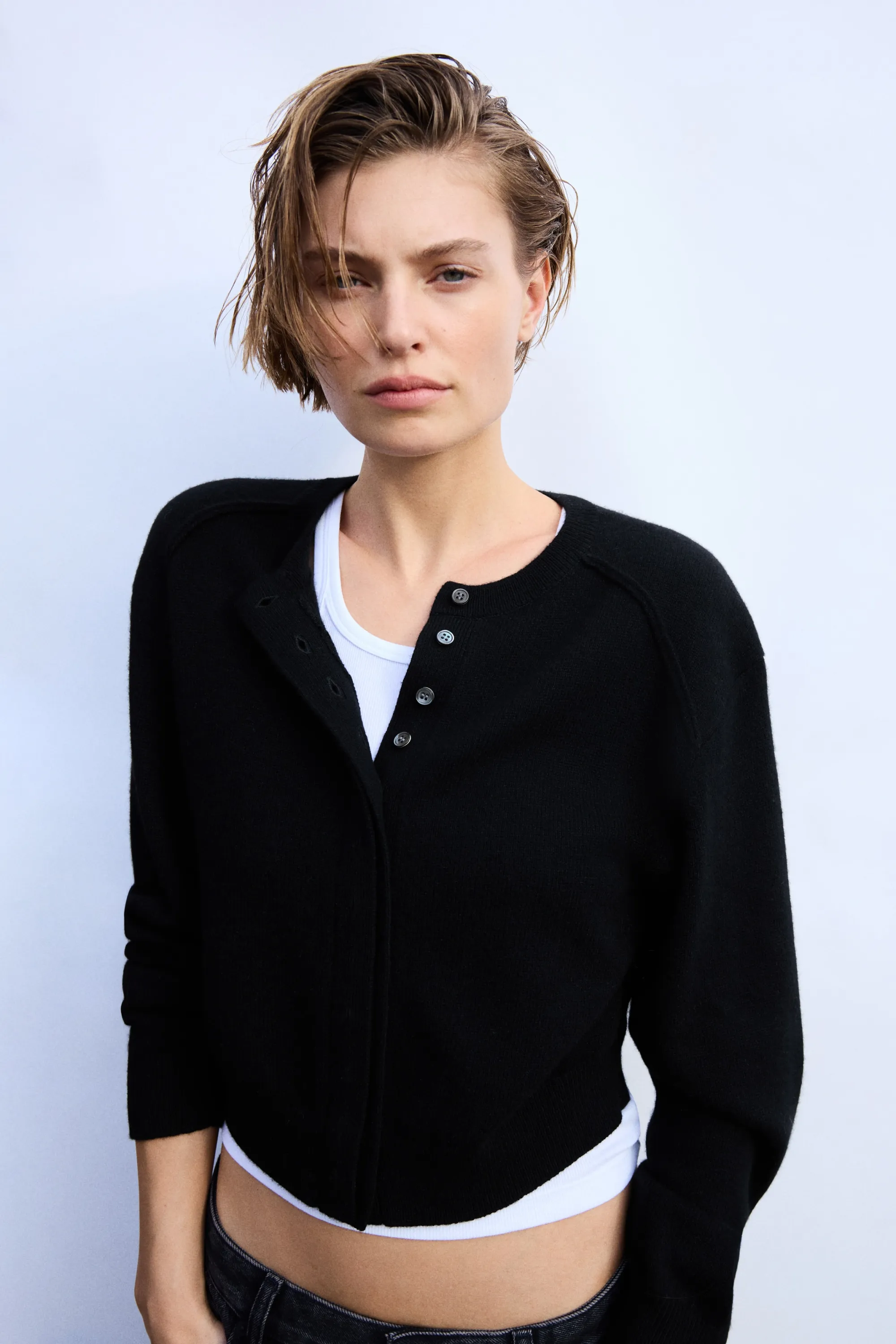 Gilet en cachemire - Noir