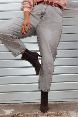 Boots en cuir à talon Femme — photo 2