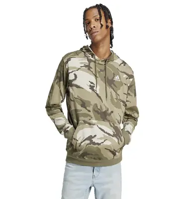 ADIDAS SWEAT CAPUCHE  CAMO Kaki — photo 2