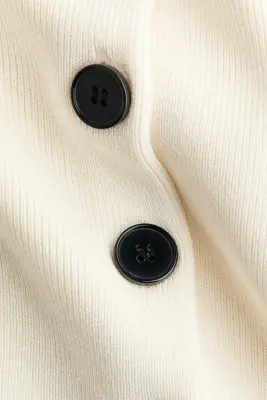 Gilet ajusté - Crème — photo 4