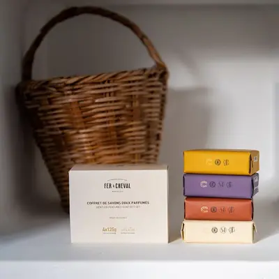 COFFRET SAVON DOUX PARFUMS 4x125G — photo 3