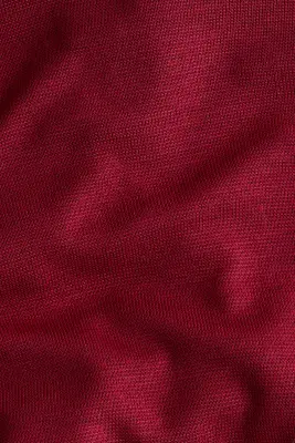 Top à col cheminée en viscose - Rouge foncé — photo 3