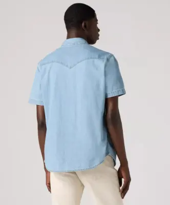 LEVIS CHEMISE CLASSIC WESTERN Bleu ciel — photo 3