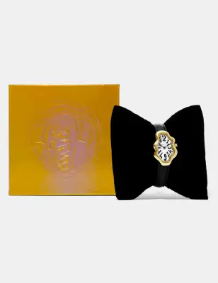 LAPHONT MIRAGE WATCH GOLD BLACK STRAP — photo 4