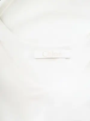 Débardeur ICONIC en crêpe de soie blanc ivoire Px boutique 390€ Taille 40 — photo 5