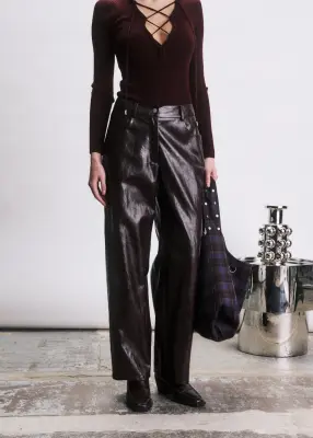 Jiji Studios – Pantalon Floyd Bordeaux — photo 4