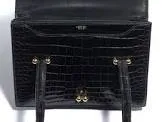 Sac a main loto croco