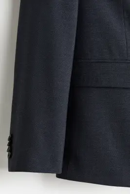 Veste Slim Fit - Bleu marine — photo 1