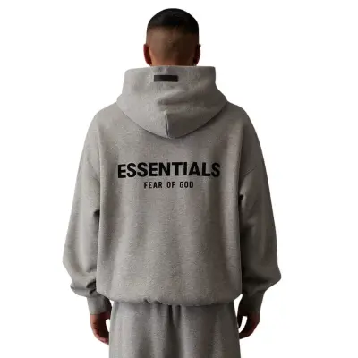 Fear Of God Essentials Hoodie Dark Oatmeal — photo 2