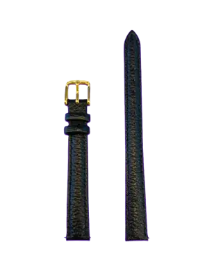Bracelet 12 mm Noir relief Gold — photo 1