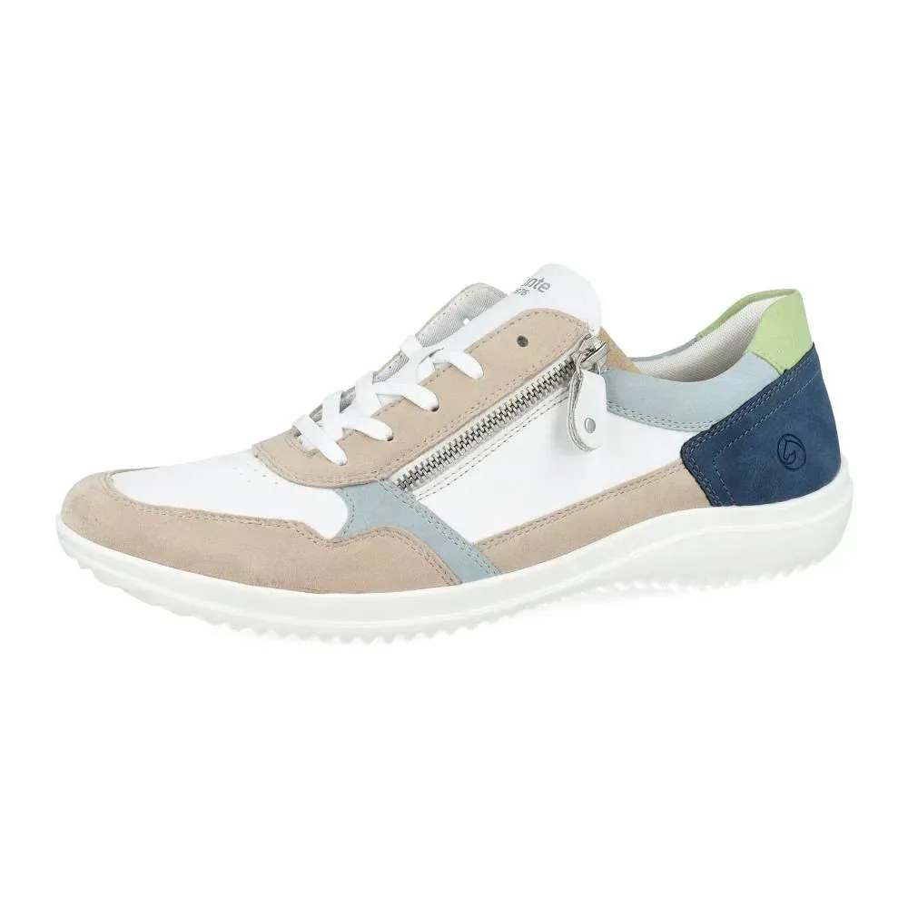 Baskets Remonte D1E06-81 Multicolore - Cuir Zip Grande Pointure Femme