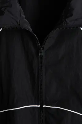 Veste de survêtement color block - Noir/color block — photo 5