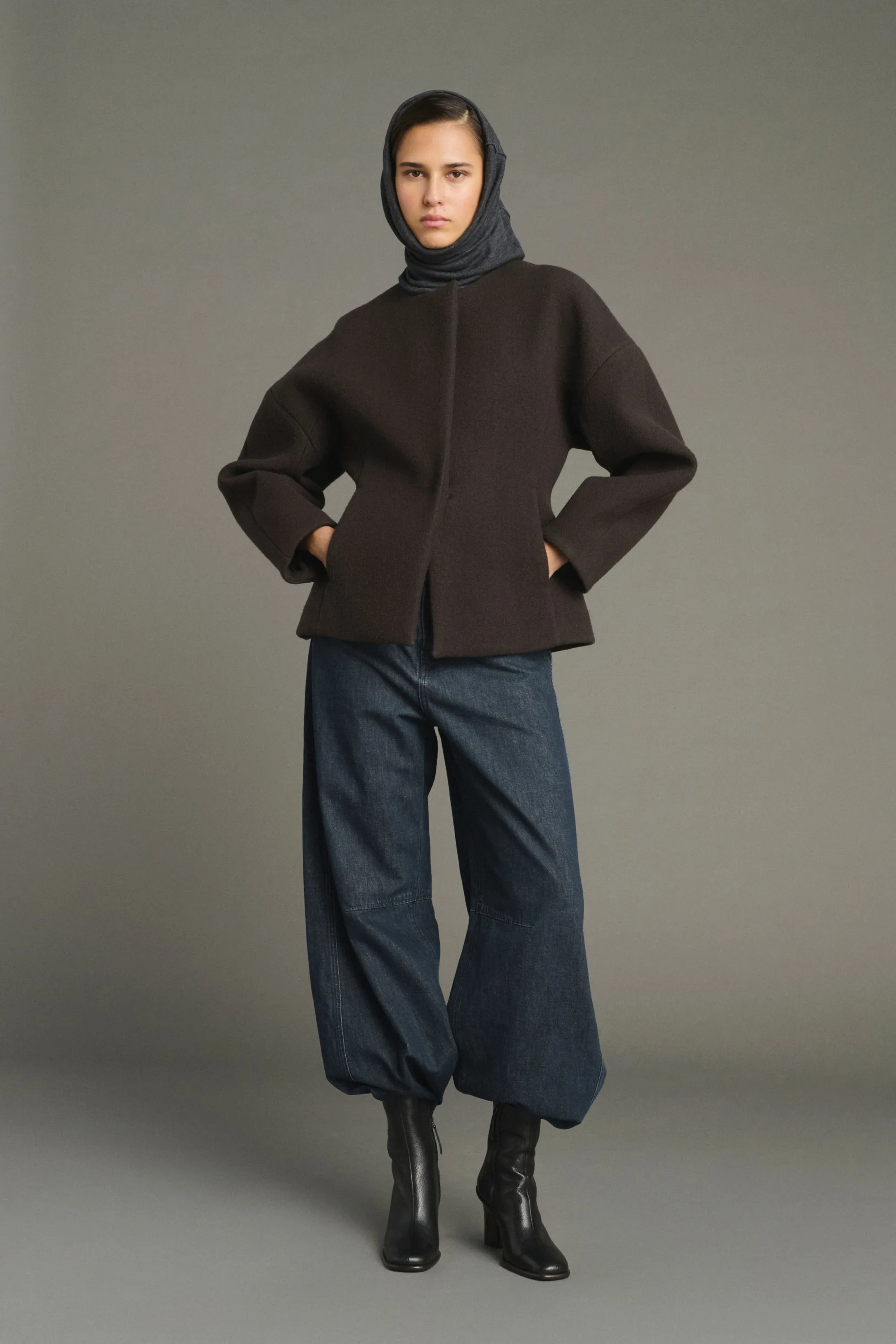 VESTE FRANCE VERT ÉBÈNE