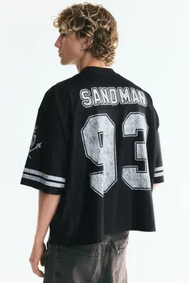 T-shirt imprimé Oversized Fit - Noir/Metallica — photo 3