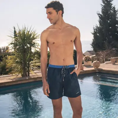 Maillot de bain Plongeon bleu marine — photo 1