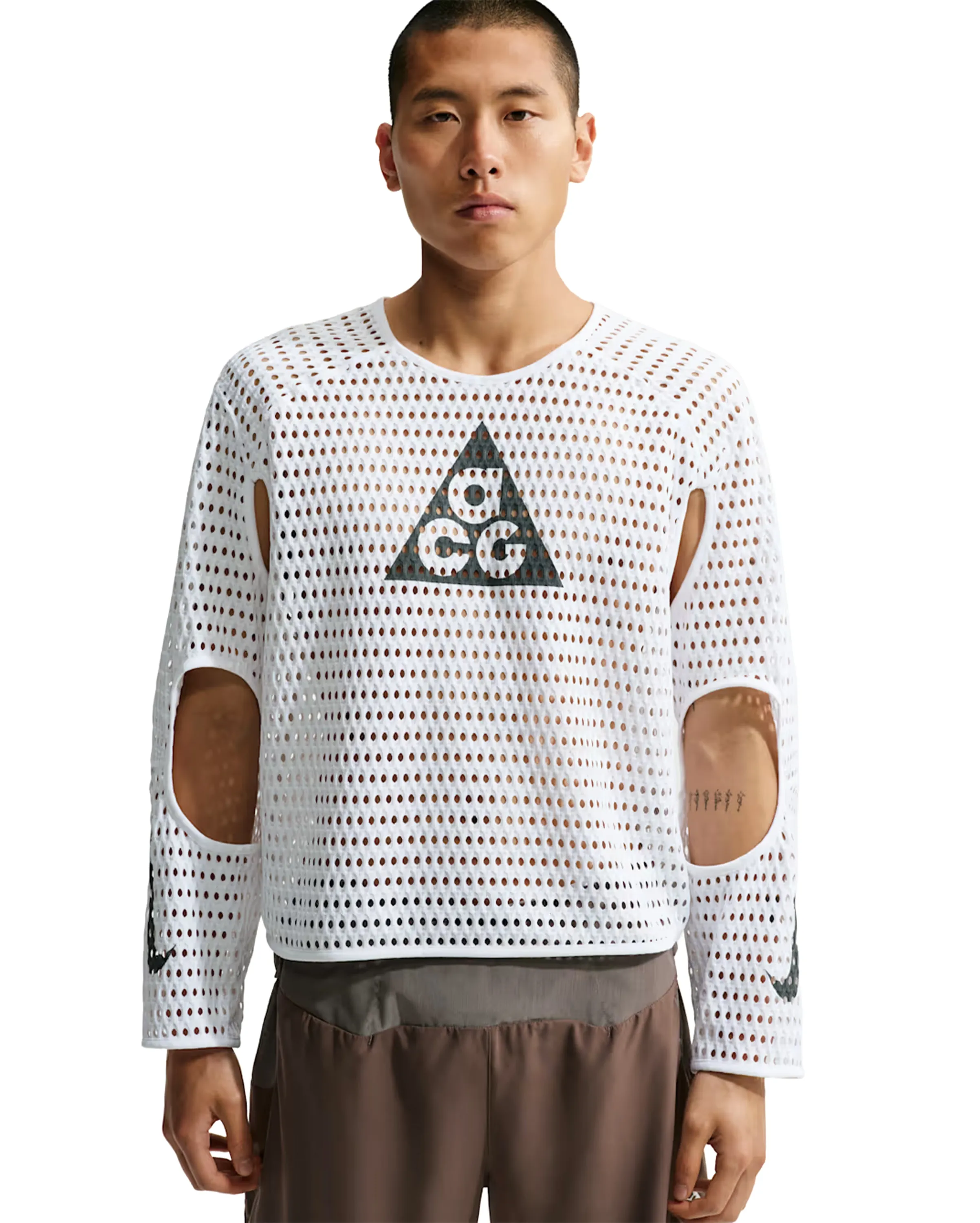 M ACG Radical AirFlow NXT Trail Running Top White Anthracite