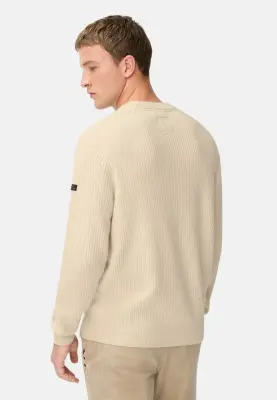 CAMEL ACTIVE PULL LAINE COL ROND Ecru — photo 5