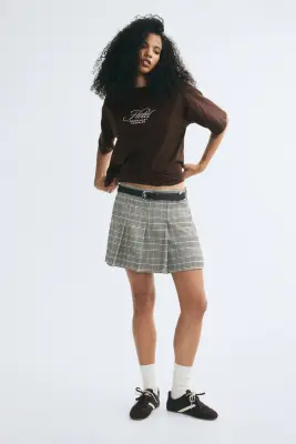 T-shirt oversize imprimé - Marron/Condé Nast Traveller — photo 1