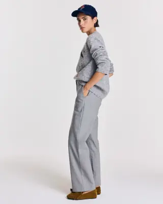 Pantalon Orlando rayures gris et beige — photo 3