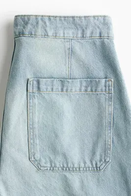 Barrel Regular Waist Ankle Jeans - Bleu denim clair — photo 5