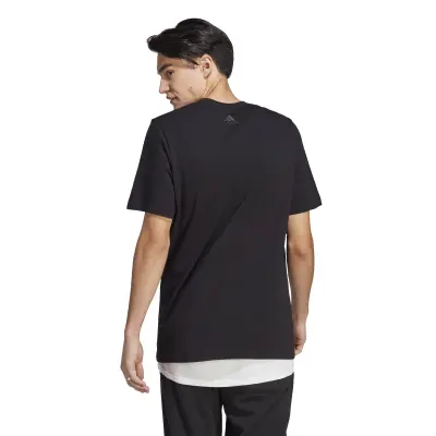 ADIDAS TEE SHIRT Noir — photo 3