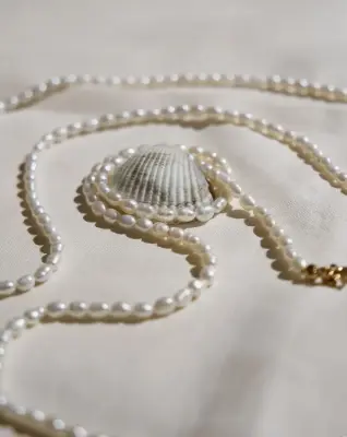 Nouveau ! ALHAJA Collier Lolita Perles — photo 4