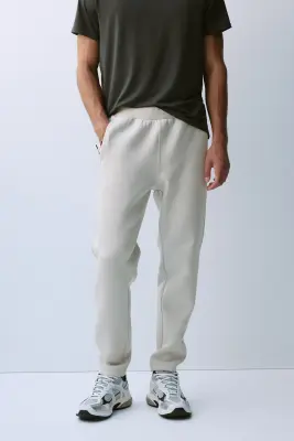 Pantalon jogger de sport Regular Fit DryMove™ - Taupe clair — photo 1