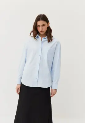 La chemise oversize - Bleu clair — photo 2