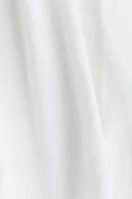 Robe chemise en lin mélangé - Blanc — photo 4