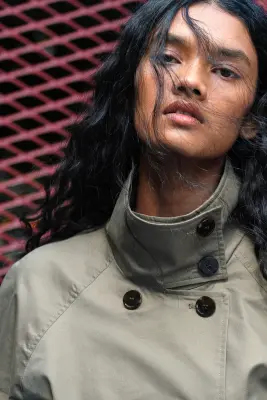 Trench-coat court - Taupe — photo 1