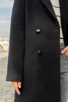 Manteau Jeanne - noir — photo 5