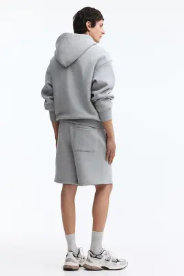 Short Relaxed Fit - Gris clair chiné/SoHo NYC — photo 3