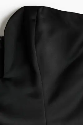 Robe bandeau ajustée - Noir — photo 5