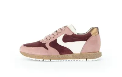 Baskets Gabor 93.472.15 Rose Bordeaux - Lacets Grande Pointure Femme — photo 2