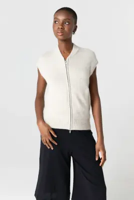 Pull en laine, fox et polyamide