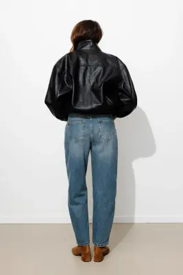 LEO jean barrel taille haute — photo 4