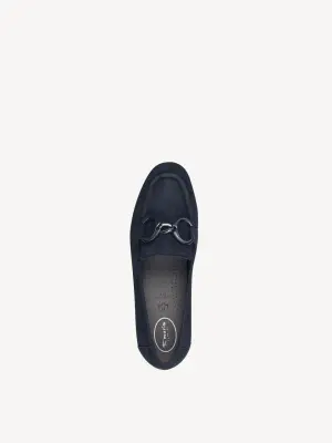 Mocassins Tamaris 008-54202-42 Bleu Foncé - Daim Grande Pointure Femme — photo 3