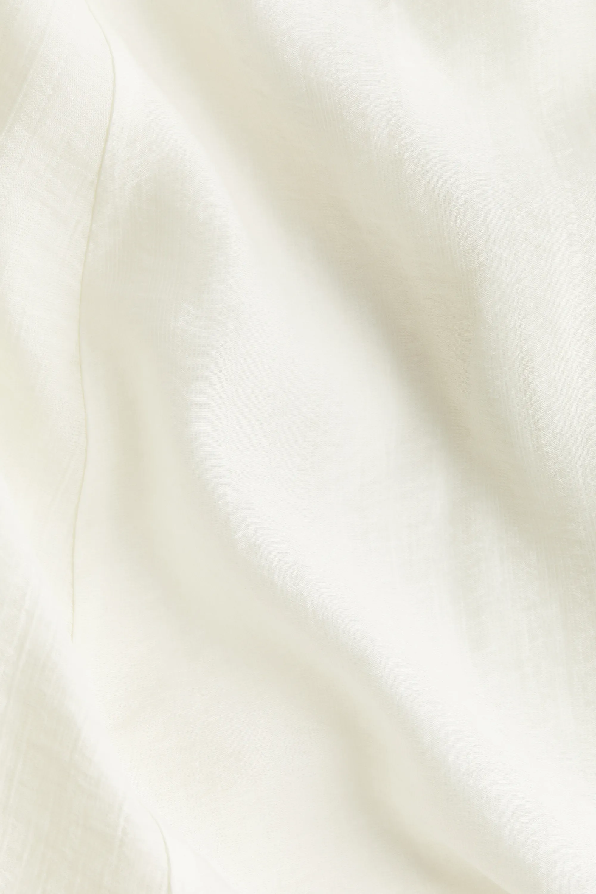 Robe avec base asymétrique - Blanc