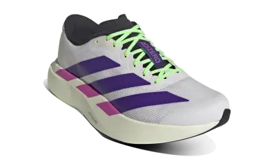 Adidas Adizero Evo SL White Purple Lime Burst — photo 3