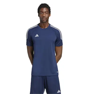 ADIDAS TEE SHIRT SPORT GRANDE LONGUEUR Marine — photo 5